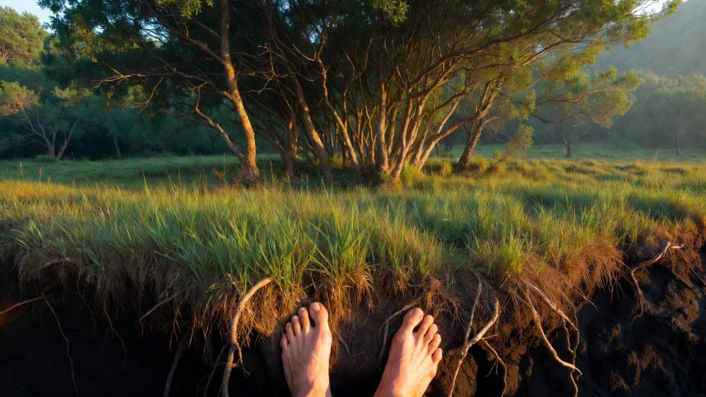 Grounding techniques for PTSD – connecting to the earth for calm and stability in trauma recovery